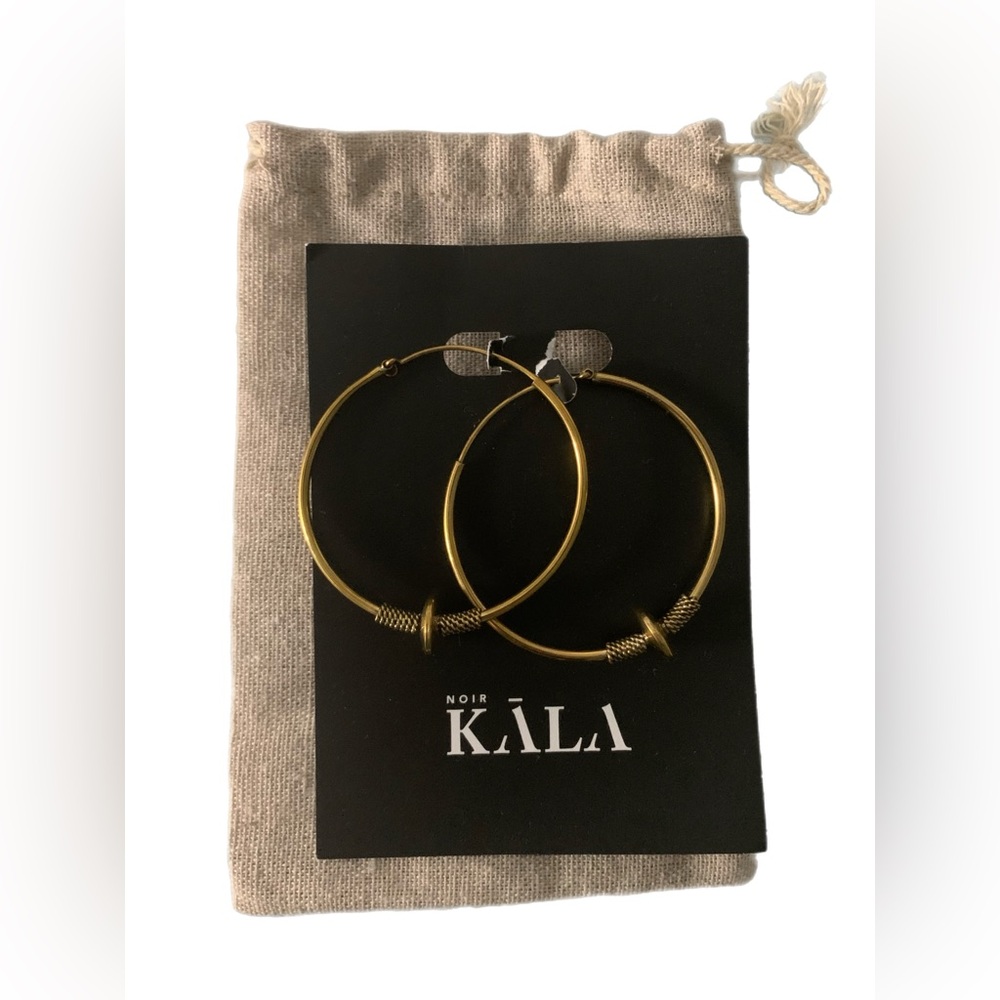 NEW Mia Brass Hoop Earrings